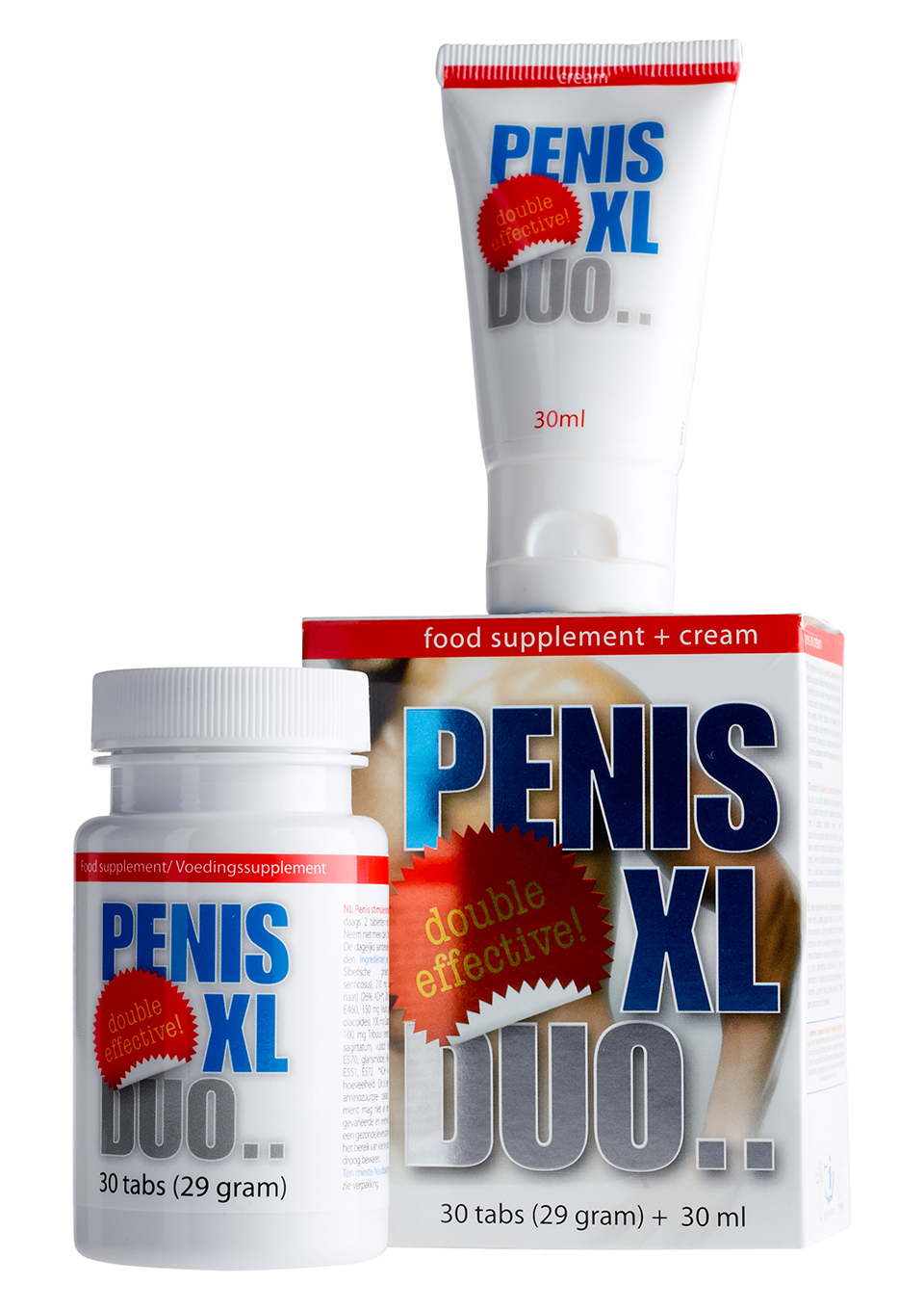 smaak achterzijde affix PENIS XL DUO Potency Pills